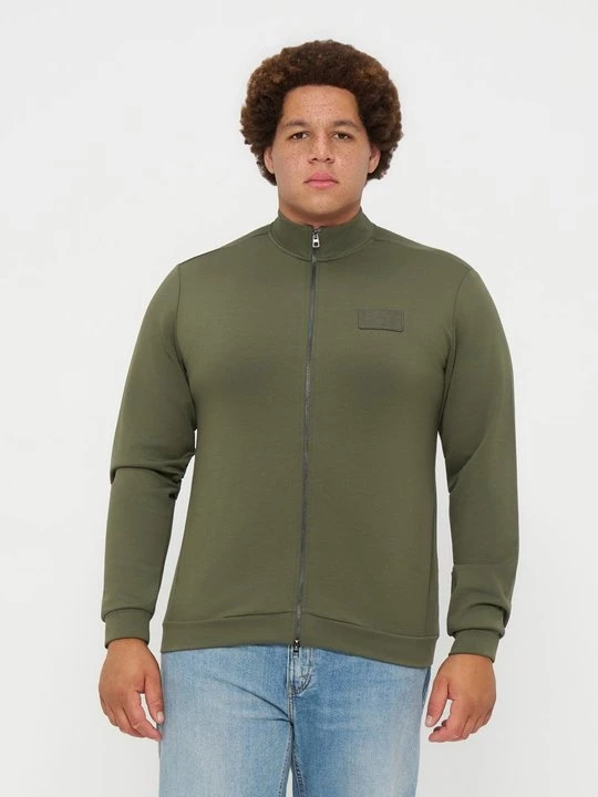 Foto van product Sweater met rits EA7 Emporio Armani donkergroen