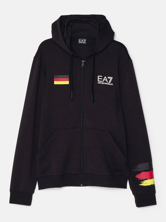 Foto van product Sweater met rits EA7 Emporio Armani zwart