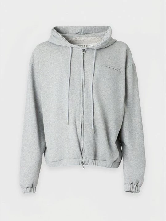 Foto van product Sweater met rits Essential Collective grijs