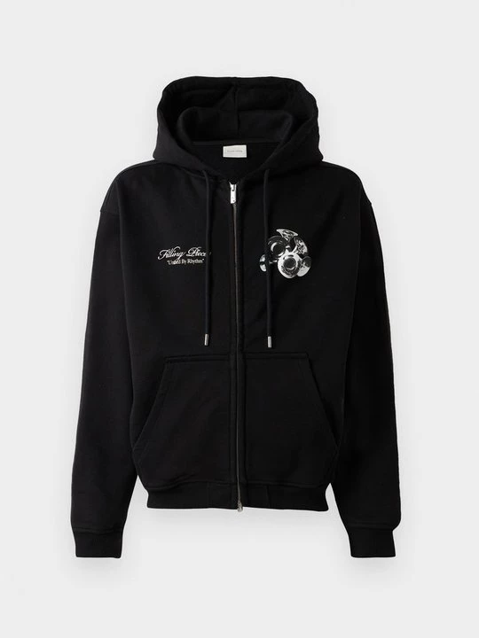 Foto van product Sweater met rits Filling Pieces zwart