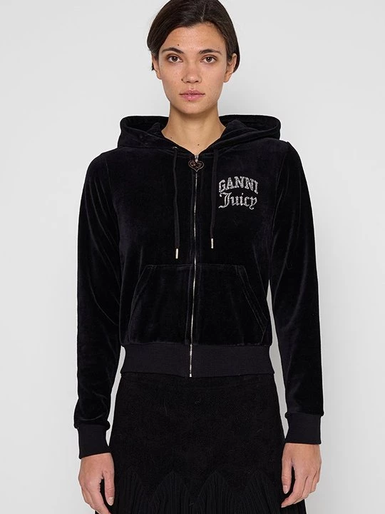 Foto van product Sweater met rits Ganni zwart