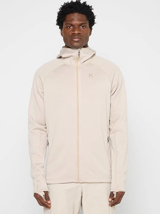 Foto van product Sweater met rits Haglöfs beige mêleerd
