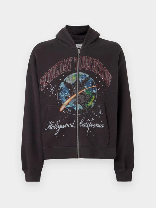 Foto van product Sweater met rits Hollister Co. zwart