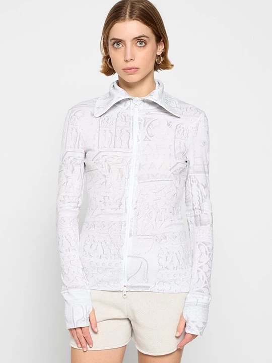 Foto van product Sweater met rits Holzweiler grijs