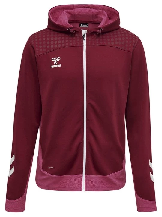 Foto van product Sweater met rits Hummel rood