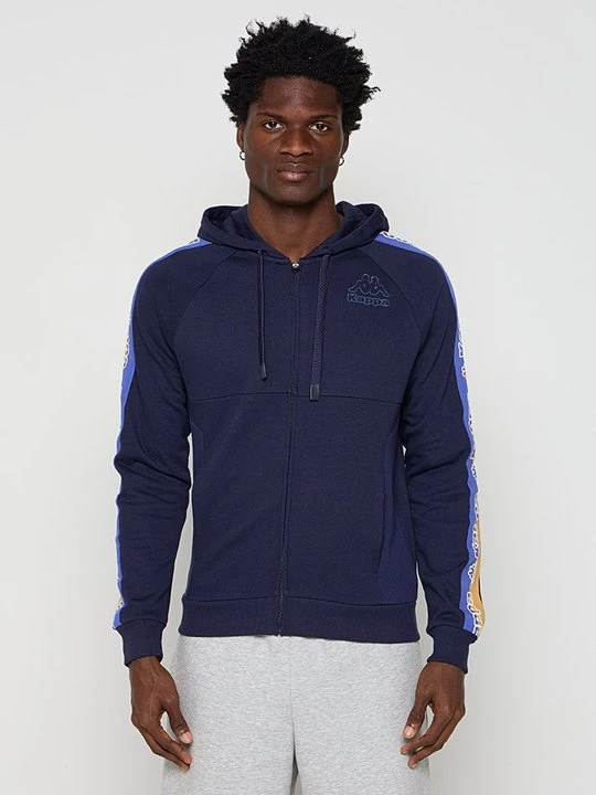 Foto van product Sweater met rits Kappa donkerblauw