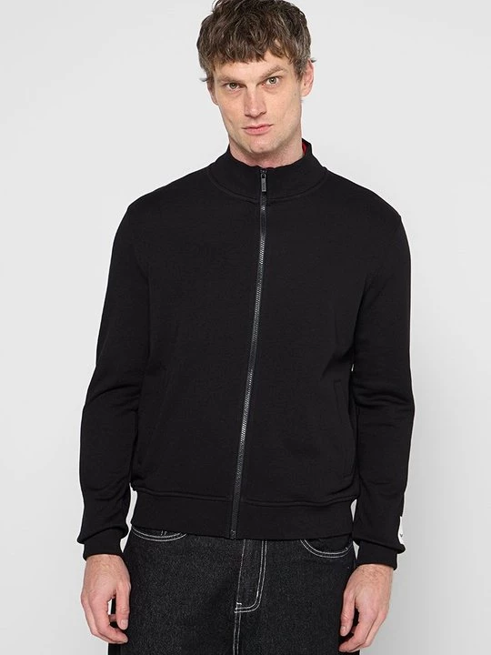Foto van product Sweater met rits KARL LAGERFELD zwart