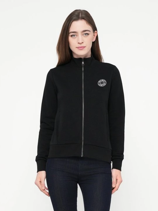 Foto van product Sweater met rits KARL LAGERFELD zwart