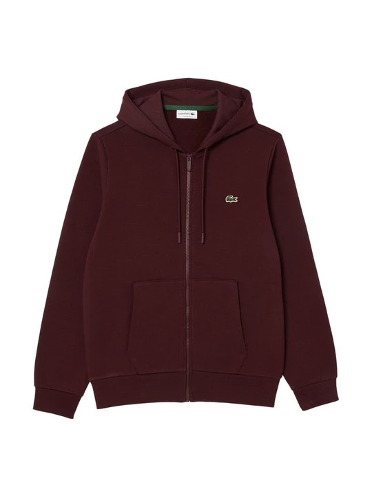 Foto van product Sweater met rits Lacoste bordeauxrood