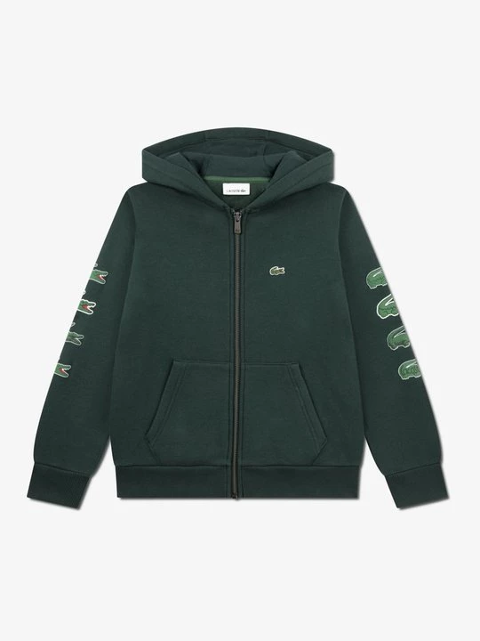 Foto van product Sweater met rits Lacoste donkergroen