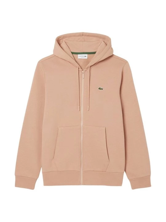 Foto van product Sweater met rits Lacoste donkerroze