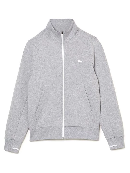 Foto van product Sweater met rits Lacoste grijs gemêleerd
