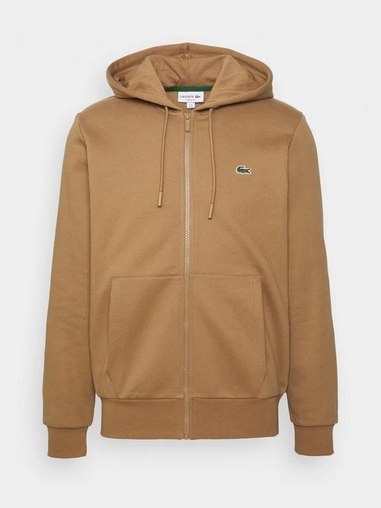 Foto van product Sweater met rits Lacoste zandkleur