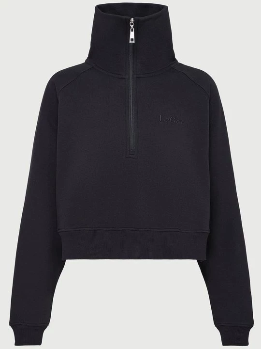 Foto van product Sweater met rits LeGer zwart