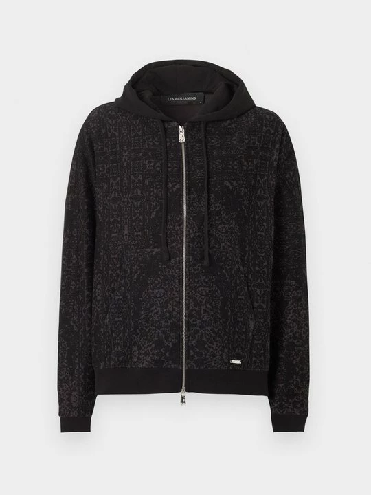 Foto van product Sweater met rits Les Benjamins zwart