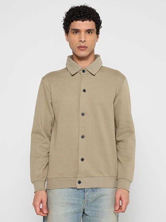 Foto van product Sweater met rits lindbergh groen
