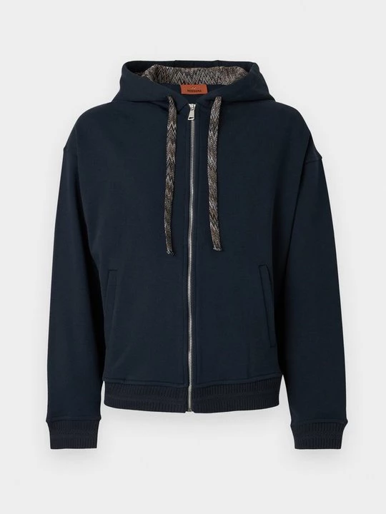 Foto van product Sweater met rits Missoni donkerblauw