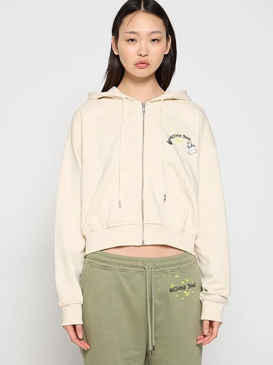 Foto van product Sweater met rits MOSCHINO crème