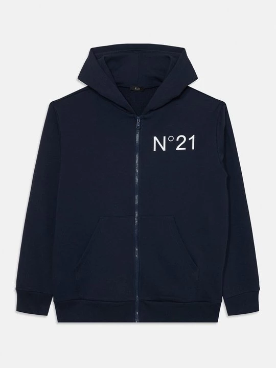 Foto van product Sweater met rits N°21 donkerblauw