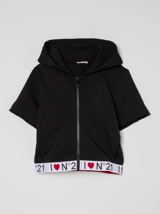 Foto van product Sweater met rits N°21 zwart