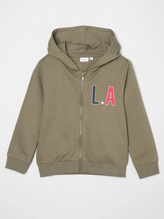 Foto van product Sweater met rits NAME IT kaki