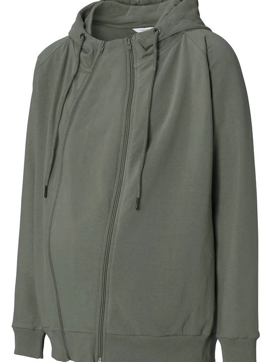 Foto van product Sweater met rits Noppies olijfgroen