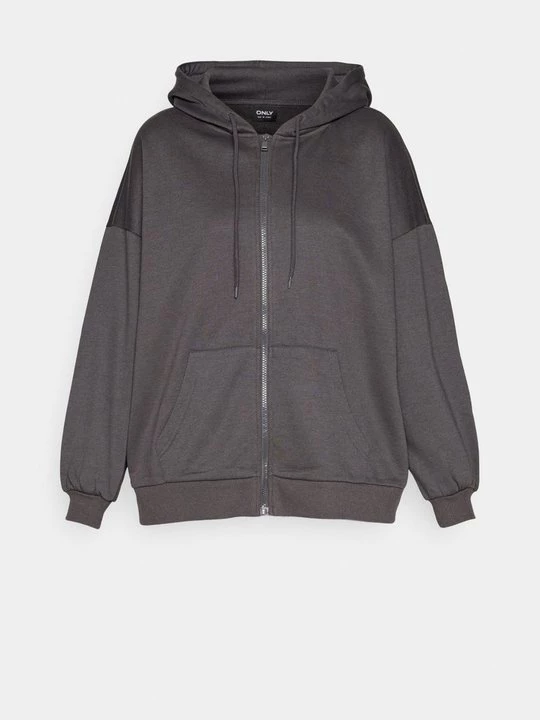 Foto van product Sweater met rits Only donkergrijs