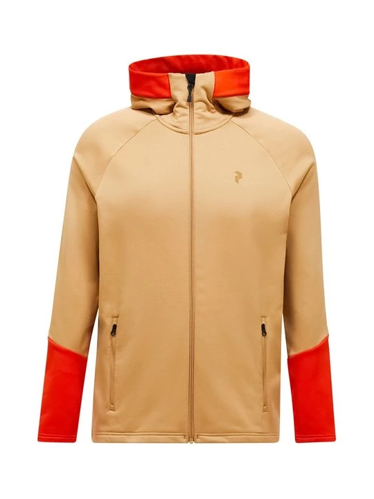 Foto van product Sweater met rits Peak Performance camel