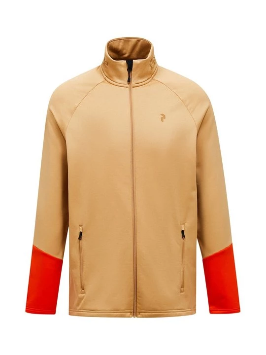 Foto van product Sweater met rits Peak Performance camel