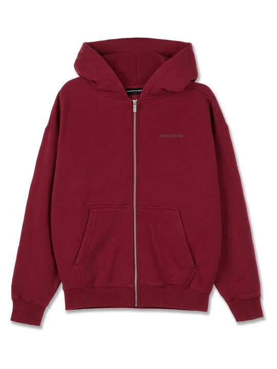 Foto van product Sweater met rits Pegador bordeauxrood