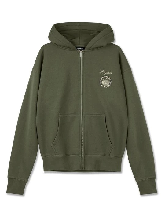 Foto van product Sweater met rits Pegador olijfgroen