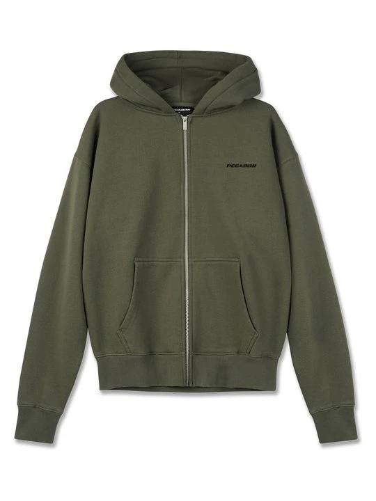 Foto van product Sweater met rits Pegador olijfgroen