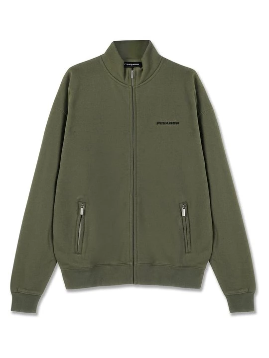 Foto van product Sweater met rits Pegador olijfgroen