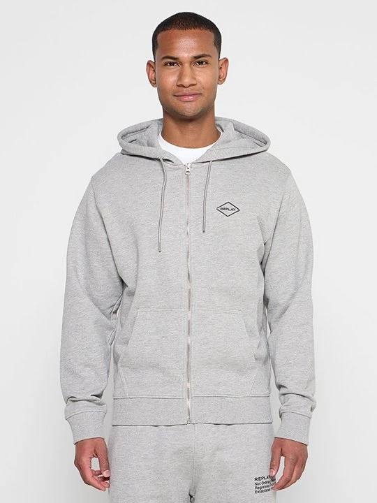 Foto van product Sweater met rits Replay grijs