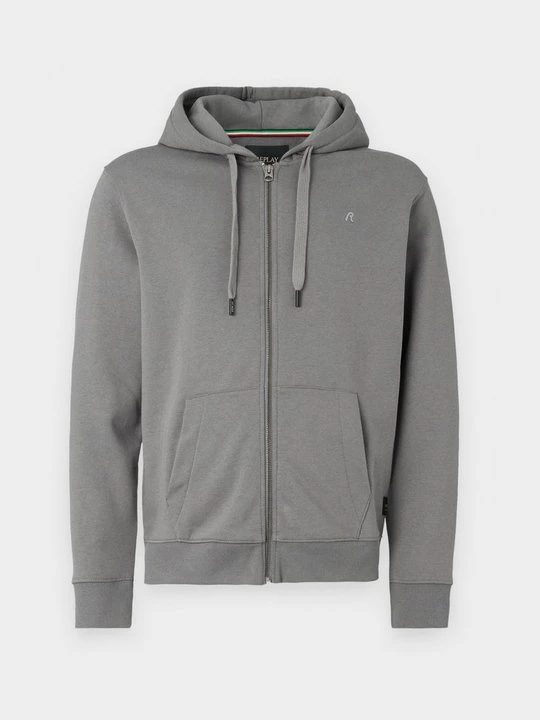 Foto van product Sweater met rits Replay grijs