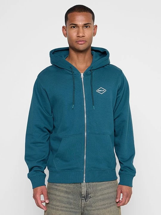 Foto van product Sweater met rits Replay groen