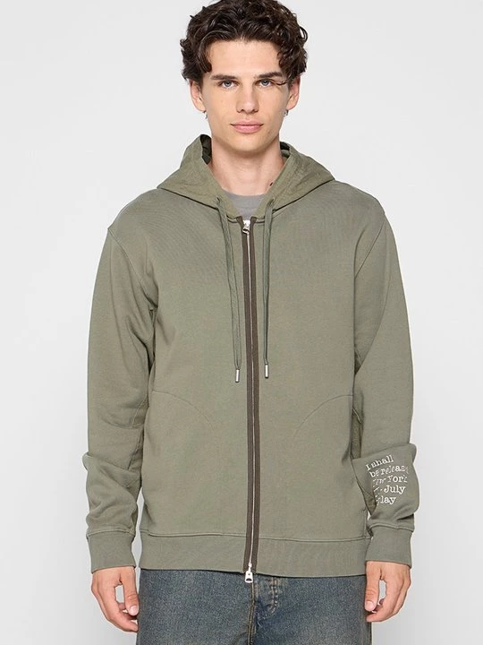 Foto van product Sweater met rits Replay kaki