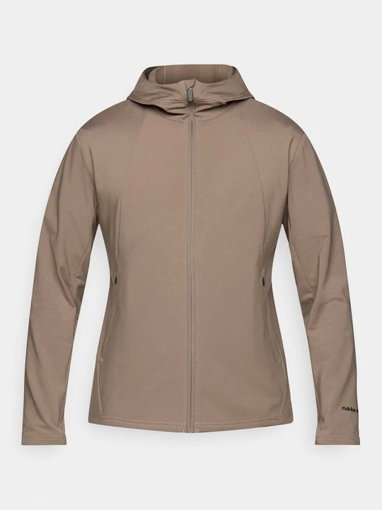 Foto van product Sweater met rits Rukka bruin