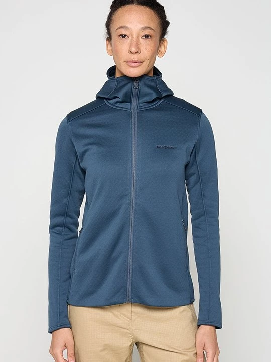 Foto van product Sweater met rits Salomon donkerblauw