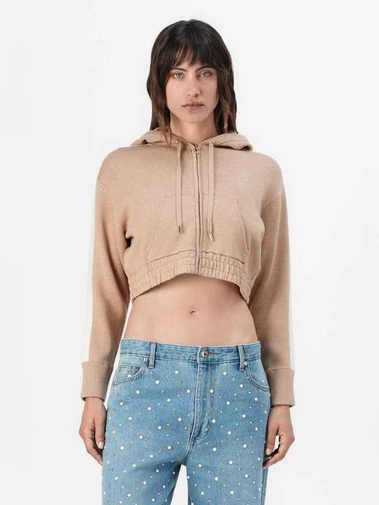 Foto van product Sweater met rits Sandro camel