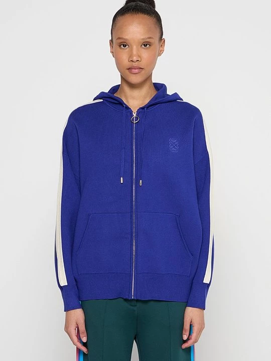 Foto van product Sweater met rits Sandro koningsblauw