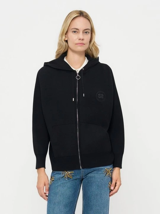 Foto van product Sweater met rits Sandro zwart