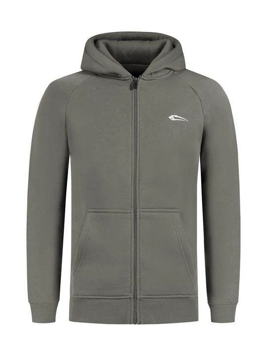 Foto van product Sweater met rits Smilodox grijs