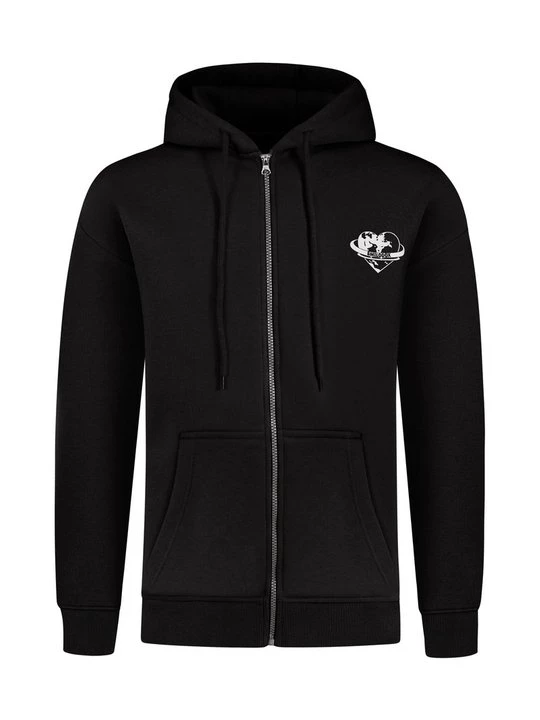 Foto van product Sweater met rits Smilodox zwart