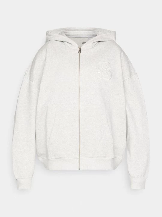 Foto van product Sweater met rits Stronger lichtgrijs
