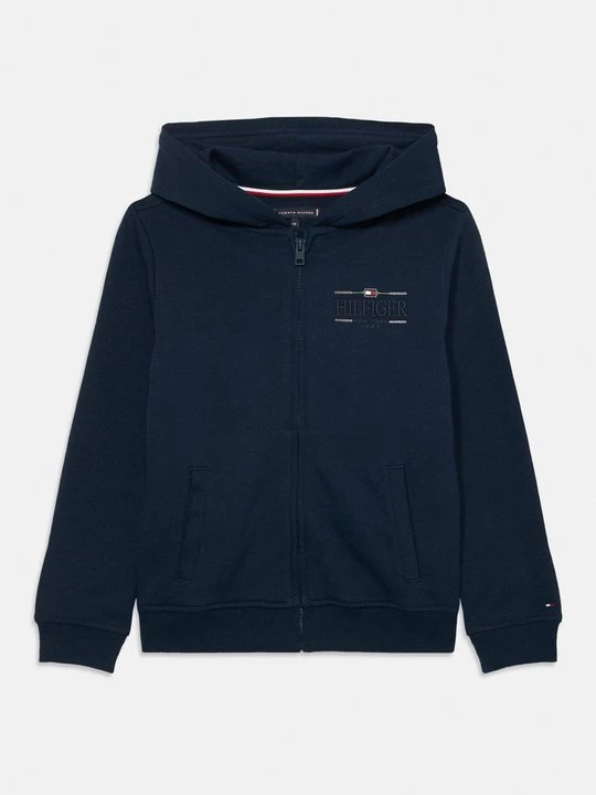 Foto van product Sweater met rits Tommy Hilfiger donkerblauw