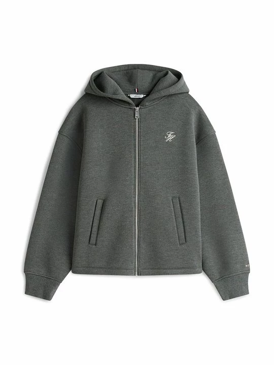 Foto van product Sweater met rits Tommy Hilfiger donkergrijs