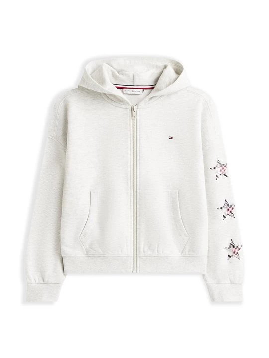Foto van product Sweater met rits Tommy Hilfiger grijs