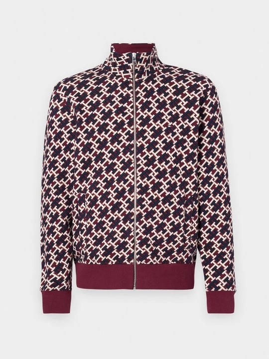 Foto van product Sweater met rits Tommy Hilfiger rood