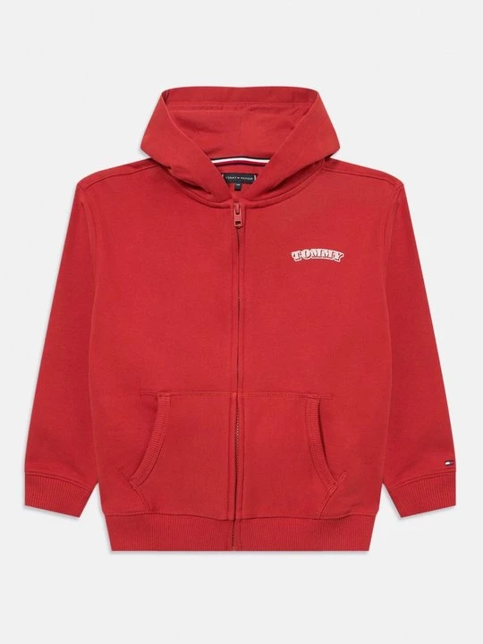 Foto van product Sweater met rits Tommy Hilfiger rood